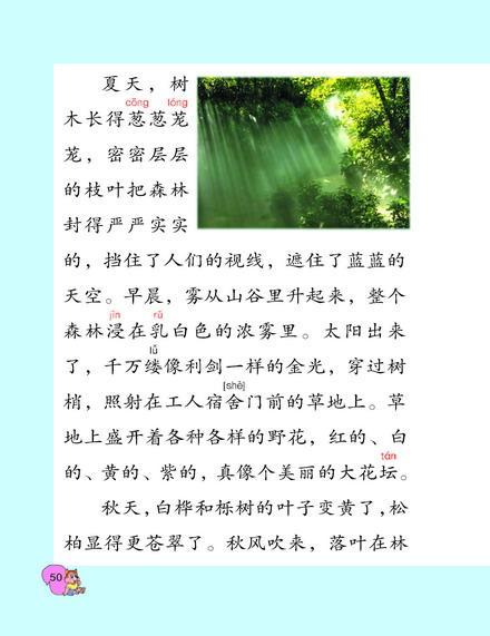 美丽的小兴安岭春季手抄报美丽的校园手抄报