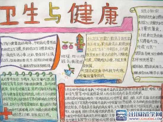 小学生卫生手抄报小学生卫生手抄报 卫生与健康是紧密相关的讲卫生