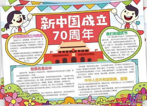 15周年银行手抄报70周年手抄报