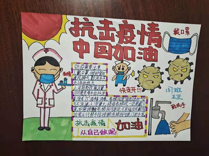 大理州实验小学137班《抗击疫情从我做起》手抄报合集