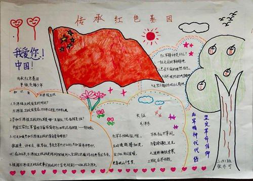 红色基地图片有哪些手抄报 红色手抄报-蒲城教育文学网