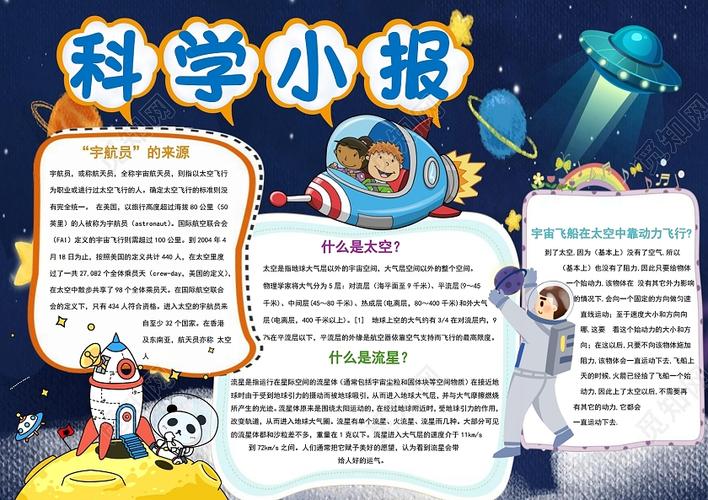 科学科技探索宇宙手抄报小报docx