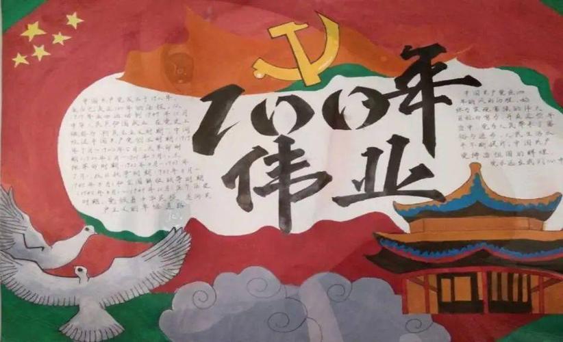 投票ing丨庆祝中国共产党成立一百周年手抄报比赛