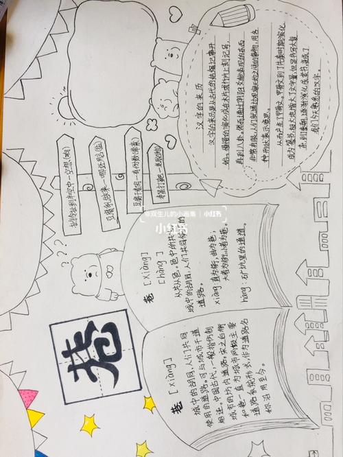 小学生汉字王国手抄报