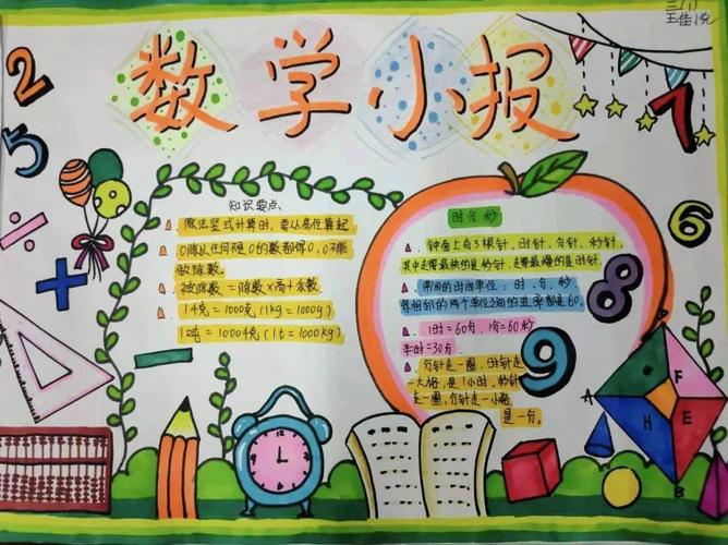 永威小学我读书我快乐读书小报和学数学用数学手抄报评比活动