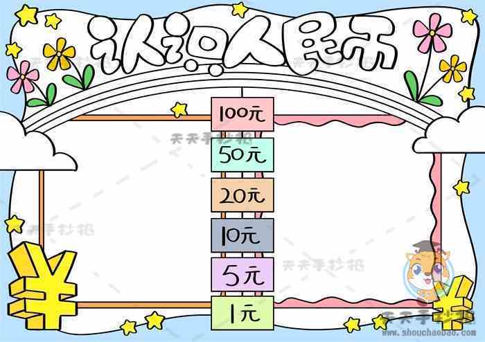 与人民币有关的数学故事手抄报数学故事手抄报