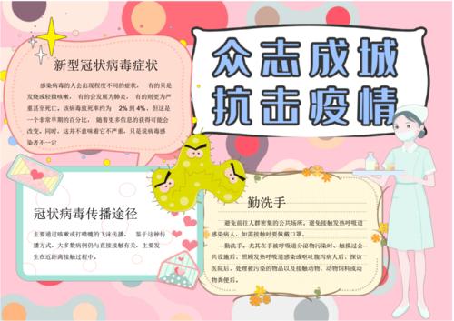 抗击疫情小报手抄报.pdf 1页