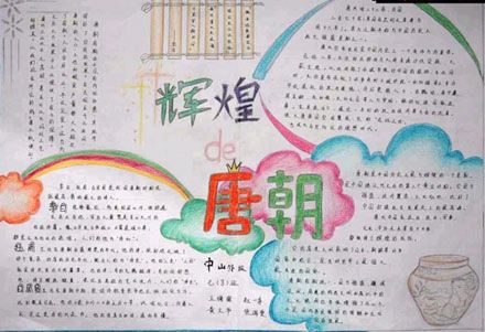 关于历史的小学生手抄报作品