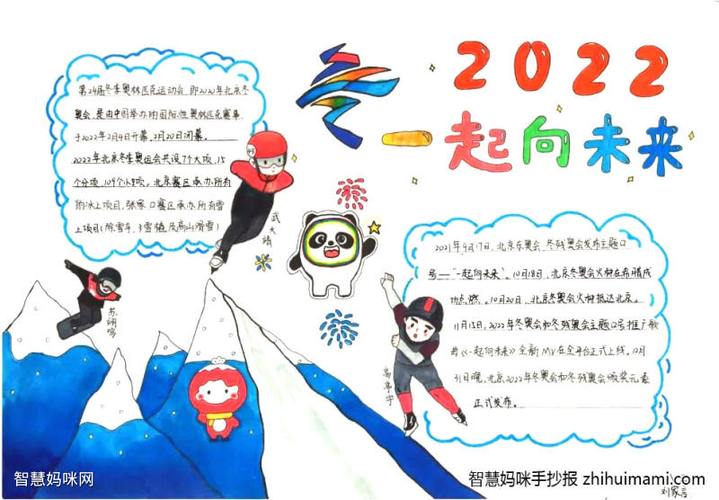 2022一起向未来主题手抄报11张