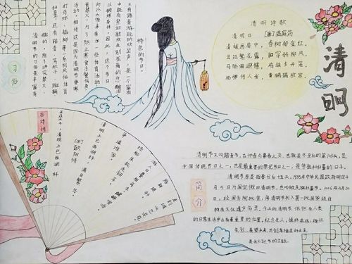 金安村小学 清明节手抄报 优秀作品展示