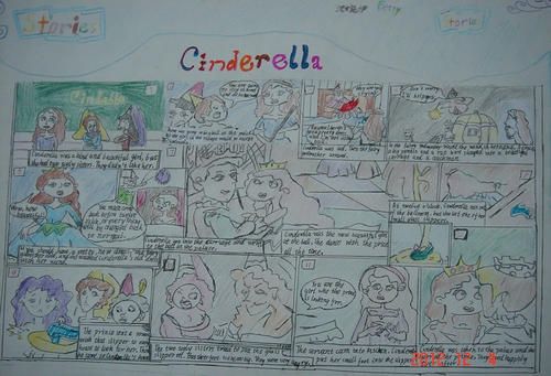 cinderella阅读小报手抄报 环保小报手抄报