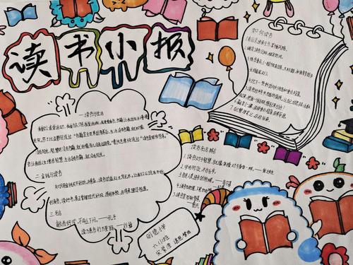 明德小学开展读书励志修德阅读手抄报评比活动