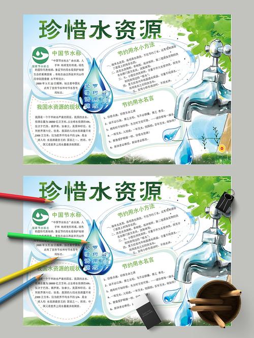 珍惜水资源和节水名言手抄报