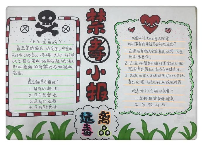 清流县实验小学2019秋季禁毒绘画手抄报获奖作品集