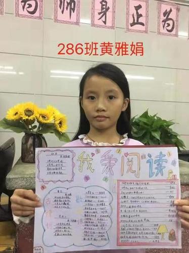 书香飘满校园 阅读成就未来小学部四年级手抄报比赛