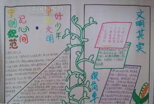 文明争当好少年手抄报 好少年手抄报-蒲城教育文学网