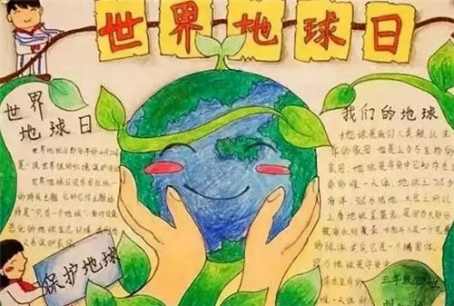 关于2020世界地球日手抄报图片最新精选5篇地球日手抄报精美图片5篇