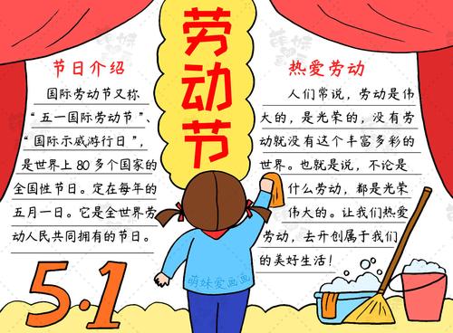 原创小学生五一劳动节手抄报含内容文字劳动节手抄报模板大全