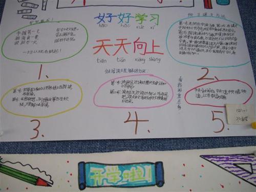 小学生作文起步手抄报小学生手抄报