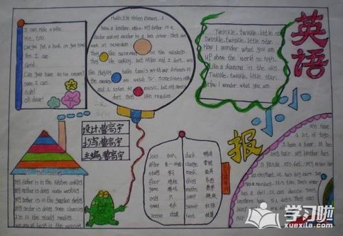 最新或2022历届英语绘本手抄报资料英语绘本手抄报简单好看图片