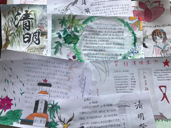 利用手抄报的形式继承传统努力学习践行社会主义核心价值观2主题