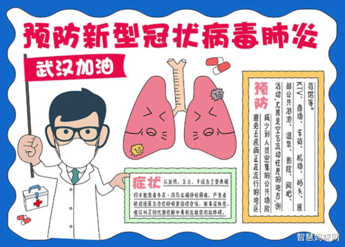 预防新型冠状病毒肺炎手抄报