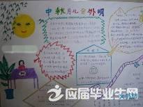 小学生中秋节手抄报图片