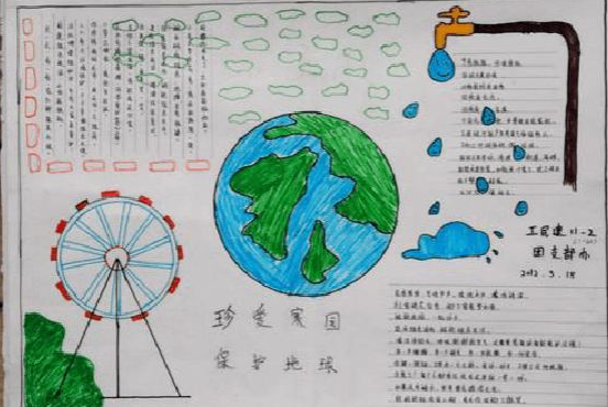 关于我们的绿色世界的手抄报我们的节日手抄报