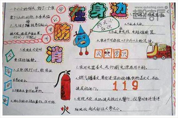 小学生安全手抄报图片大全 简单又漂亮的安全手抄报