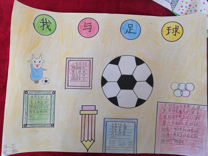 常山小学校园足球优秀手抄报作品展览