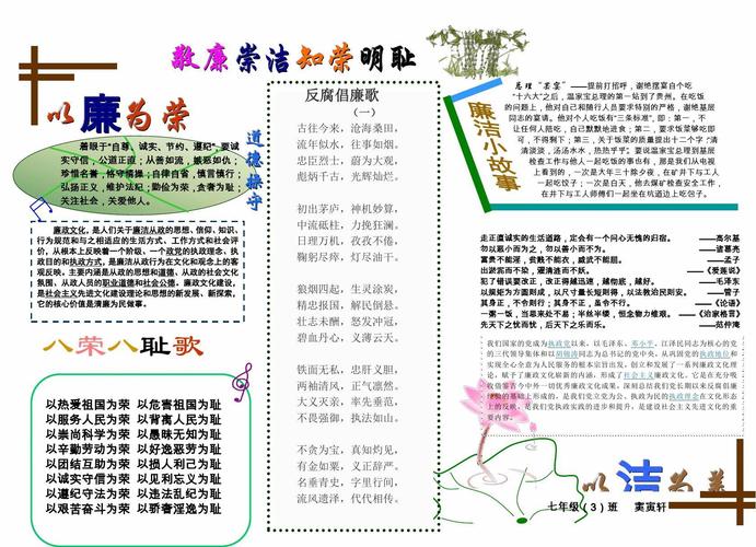 文档下载 所有分类 初中教育  小学生廉洁教育手抄报下之而忧忧后天