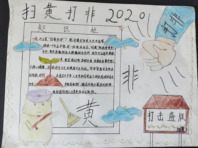 护苗2020-绿书签行动优秀手抄报展示