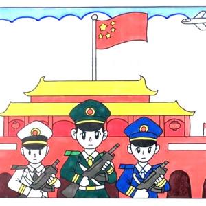 关于国庆阅兵手抄报 国庆国庆手抄报