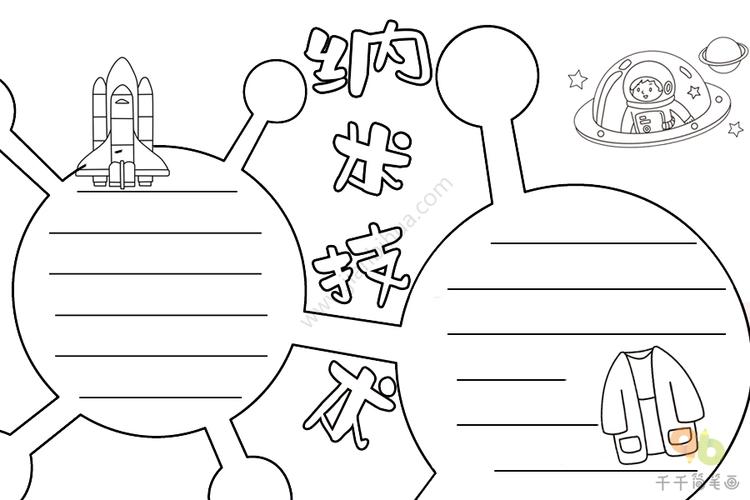 纳米技术手抄报主题手抄报简笔画