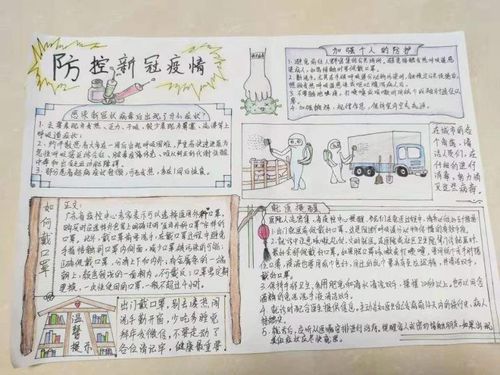 大房学校举办防控新冠疫情大房学生在行动手抄报征文活动