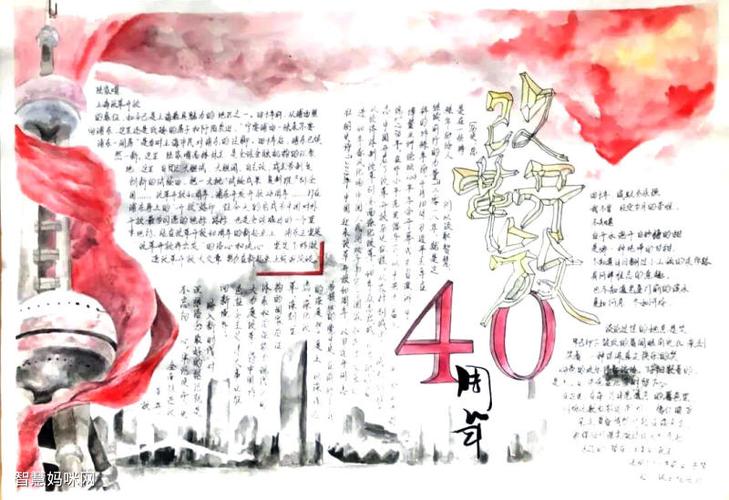 改革开放40周年手抄报绘画作品-图3改革开放40周年手抄报绘画作品-图2