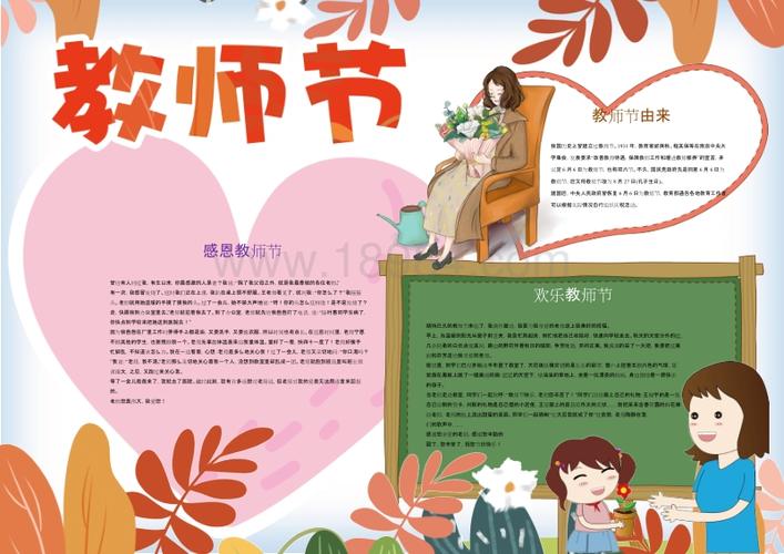 教师节07教师节电子手抄报模板.docx