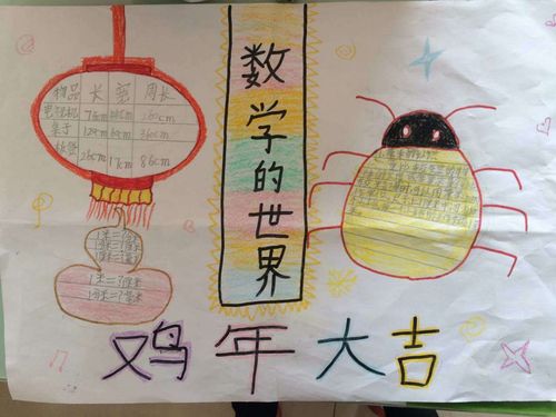 数学与快乐同行有趣的数学手抄报 实验小学三六班