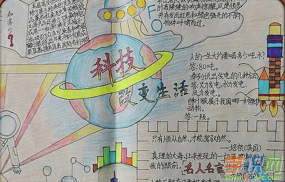 以科技为主题手抄报资料内容