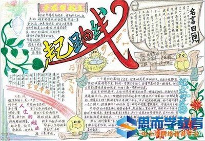 我能行学生手抄报图片大全简单又漂亮