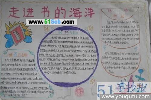 走进书中的人物手抄报 生活中的数学手抄报-蒲城教育文学网