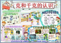 小学生物体质量手抄报 小学生手抄报