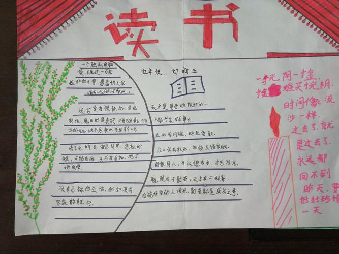 示范区夏营小学举行读书手抄报优秀作品展评活动