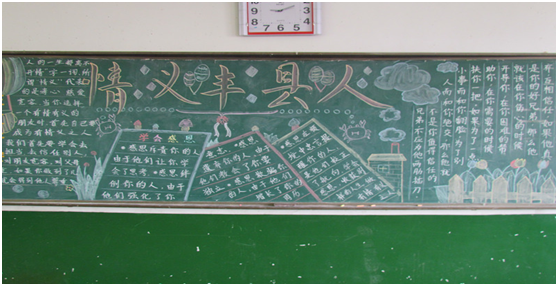 认真组织五六年级同学参加有情有义丰县人手抄报比赛.4.