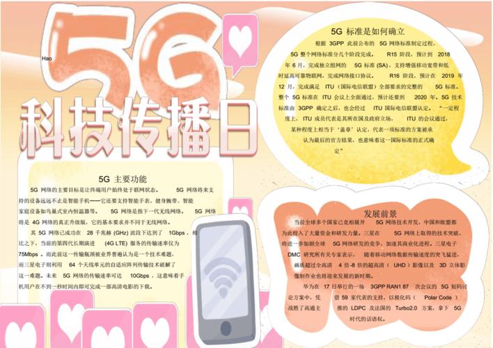 纯原创可爱5g传播科技手抄报.pdf 1页