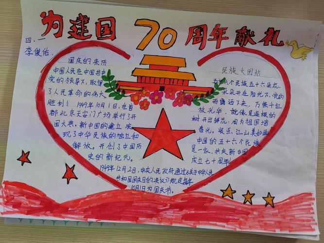 逮党一百周年手抄报70周年手抄报