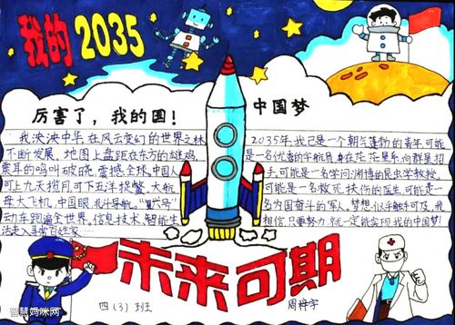 2035年的我手抄报优秀作品