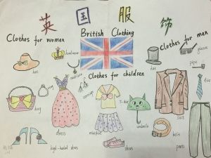 以服装为主题的英语手抄报英语手抄报