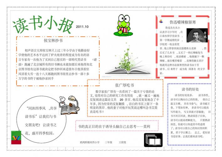 关于读书的电子手抄报.pdf 1页