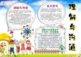 学生与老师的沟通方式手抄报送给老师的手抄报